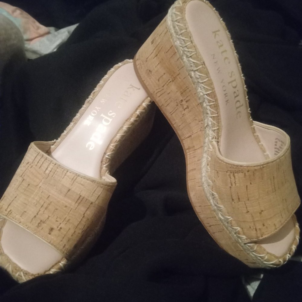 Kate Spade Cosette Mule cork and light pink